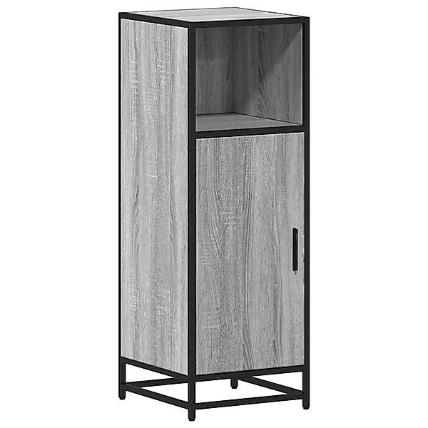 vidaXL Badschrank Grau Sonoma 35x37,5x100 cm Holzwerkstoff 849242 günstig online kaufen