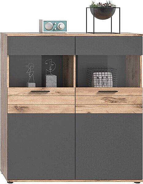 INOSIGN Vitrine »Riga«, Höhe 122 cm günstig online kaufen
