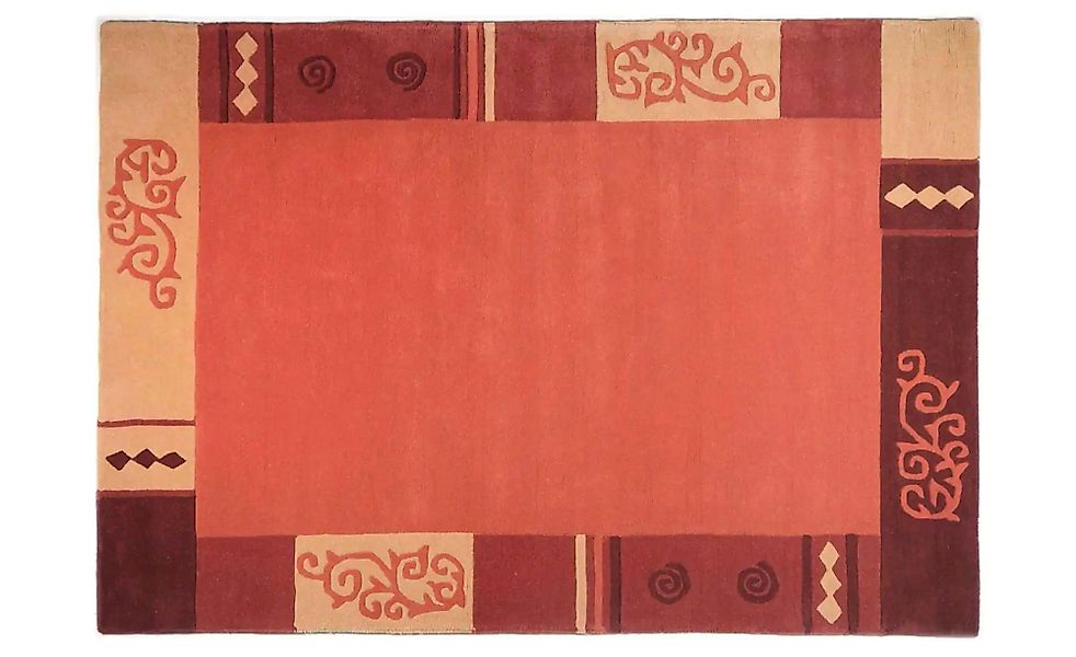THEKO Teppich   ¦ rot ¦ Wolle ¦ Maße (cm): B: 90 H: 1,4 Teppiche > Wohntepp günstig online kaufen