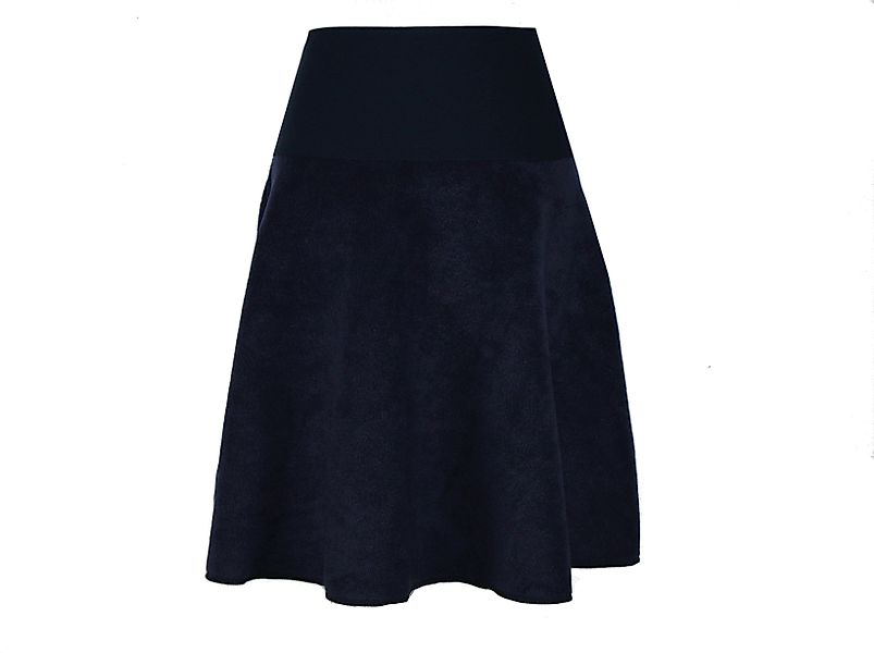 dunkle design A-Linien-Rock Fleece 57cm elastischer günstig online kaufen