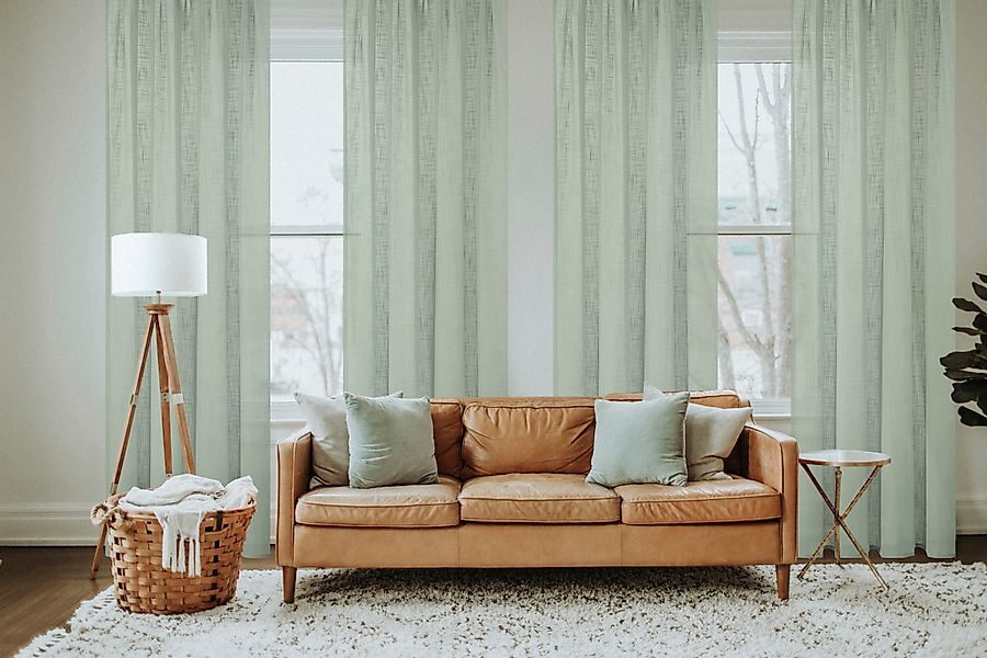 Home Basics Vorhang SOFTY, Ösen (1 günstig online kaufen