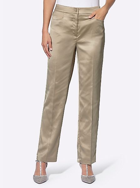 heine Jerseyhose Bügelfaltenhose Innenbeinlänge ca. 74 günstig online kaufen