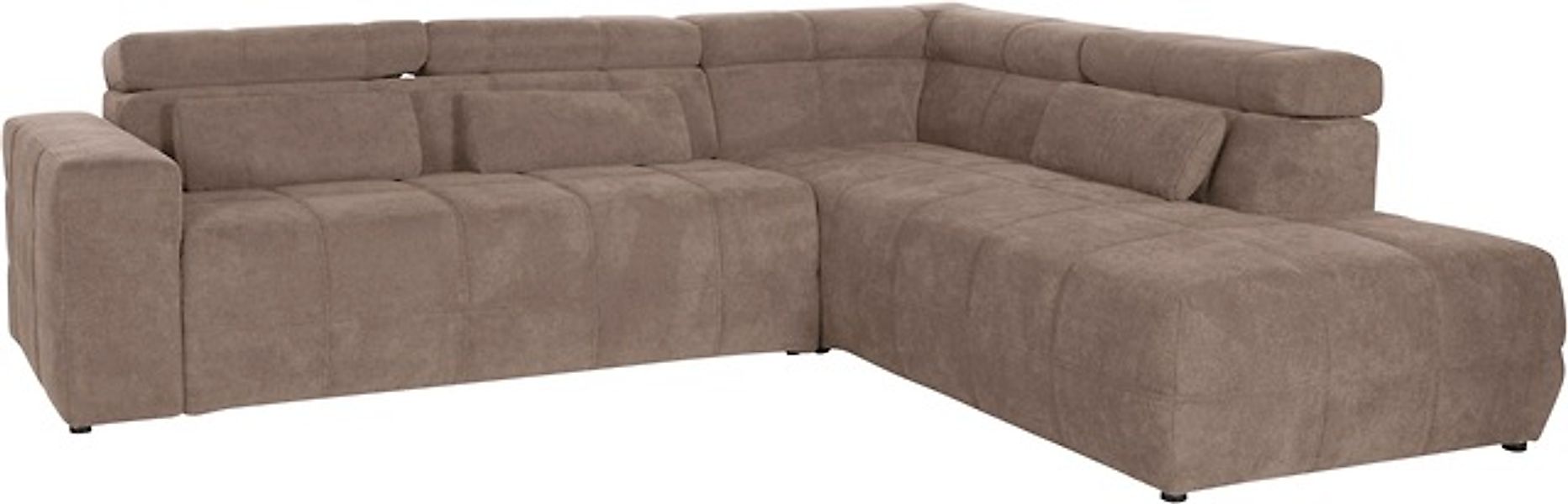 DOMO collection Ecksofa »Brandon L-Form, auch in Leder« inklusive Kopfteilv günstig online kaufen