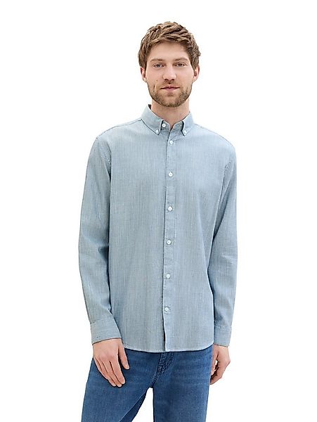 TOM TAILOR Langarmhemd mit Struktur günstig online kaufen