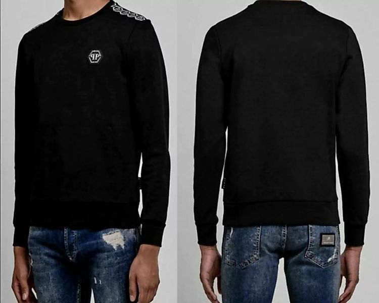 PHILIPP PLEIN Sweatshirt ICONIC CULT LOGO SWEATSHIRT PULLI SWEATER JUMPER P günstig online kaufen