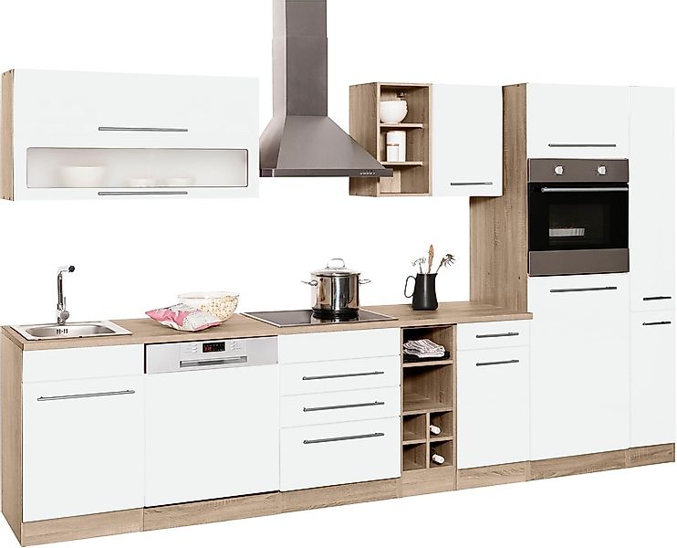 KOCHSTATION Küchenzeile »KS-Eton«, ohne E-Geräte, Breite 330 cm günstig online kaufen