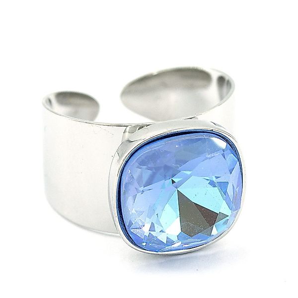 Sergio Engel Fingerring Basics Ring 01 Eleganter Edelstahlring mit Kristall günstig online kaufen