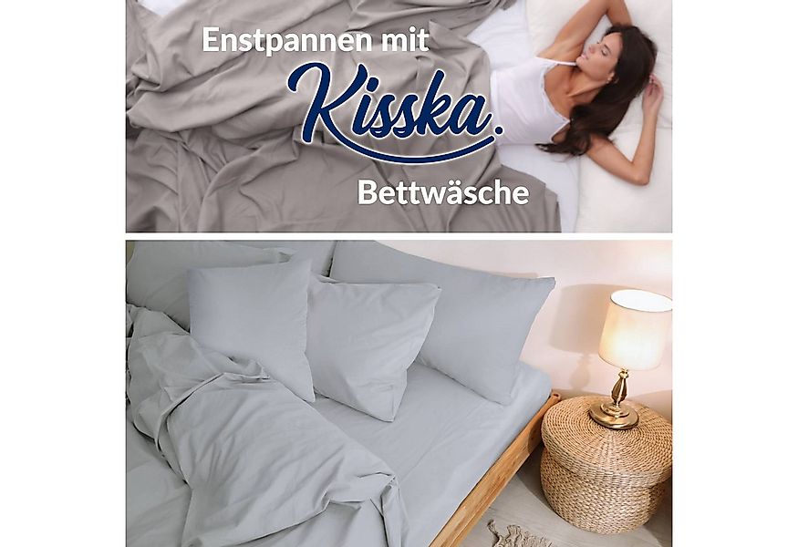 Kisska Kissenbezug LUNA Kissenüberzug Sofakissenbezug Kopfkissenbezug, (1 S günstig online kaufen