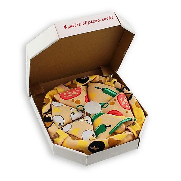 Winkee Freizeitsocken Pizza Socks 4 Paar günstig online kaufen