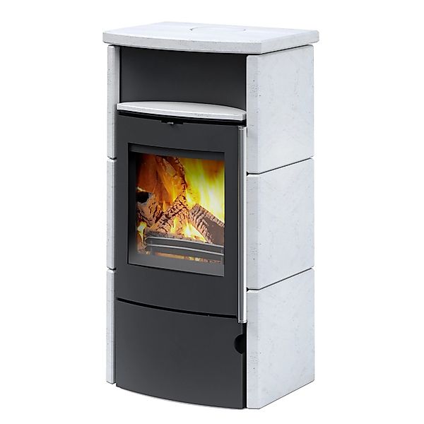 Accente Turin 2.0 Kaminofen Sandstein Grau 6 kW mit Automatik günstig online kaufen