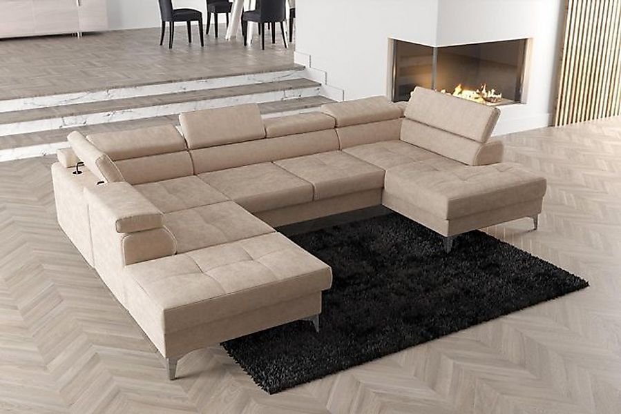 Xlmoebel Ecksofa Neues Ecksofa für das Wohnzimmer in U-Form mit modernem De günstig online kaufen