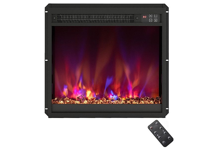 COSTWAY Elektrokamin, 18 Zoll Wandkamin 1500W mit Fernbedienung, 9H Timer günstig online kaufen