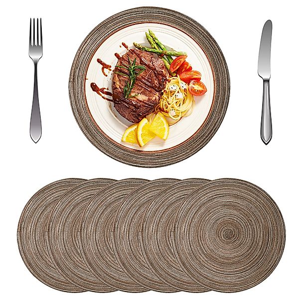 RWEUOQ Platzset Tischset Platz-Matten Platzdeckchen Tischsets günstig online kaufen