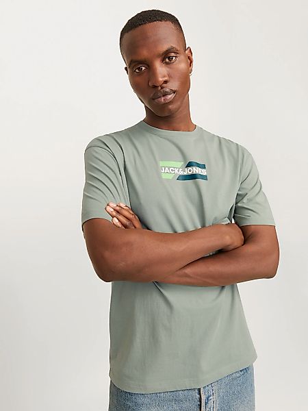 Jack & Jones Herren Rundhals T-Shirt JJCORP GRAPHIC TEE SS O-NECK - Regular günstig online kaufen