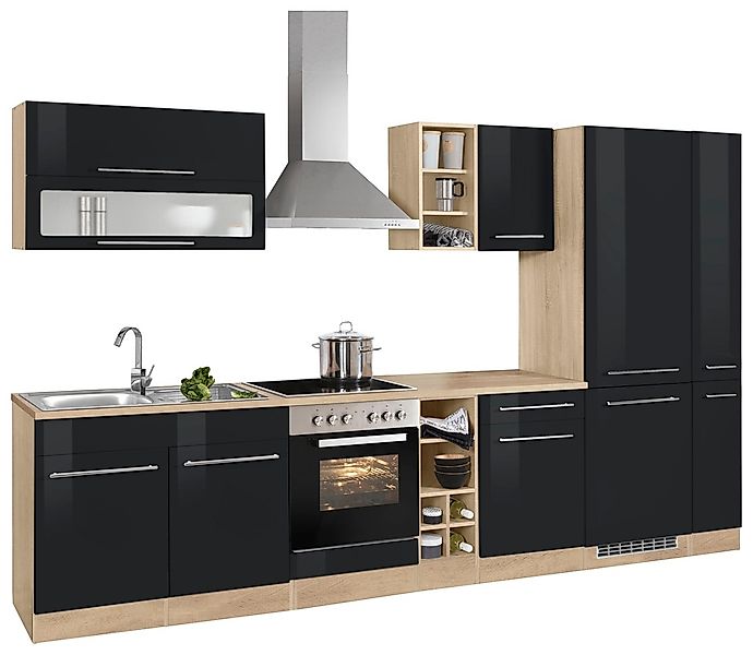 KOCHSTATION Küchenzeile "KS-Eton", mit E-Geräten, Breite 330 cm günstig online kaufen