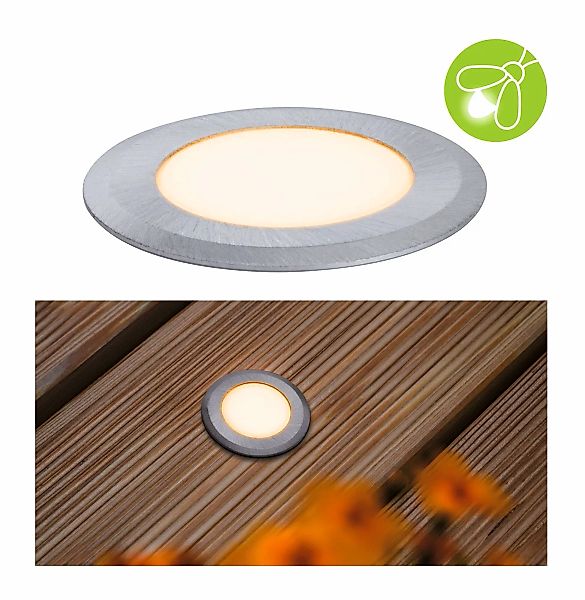 Paulmann "LED Bodeneinbauleuchte Goldlicht insektenfreundlich IP67 rund 50m günstig online kaufen