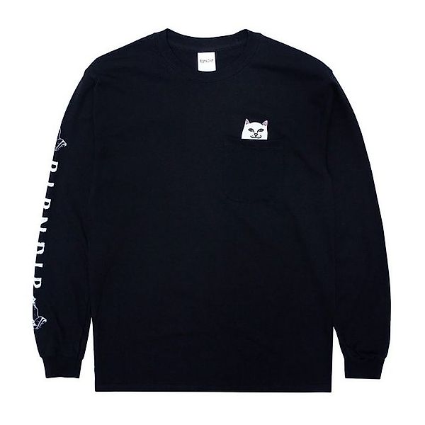 RIPNDIP Longsleeve Lord Nermal Pocket - black günstig online kaufen