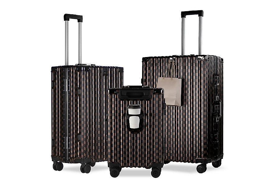 HOMELUX Trolleyset Trolley Größe M, L, XL Reisekoffer Alu-Rahmen ABS & TSA günstig online kaufen
