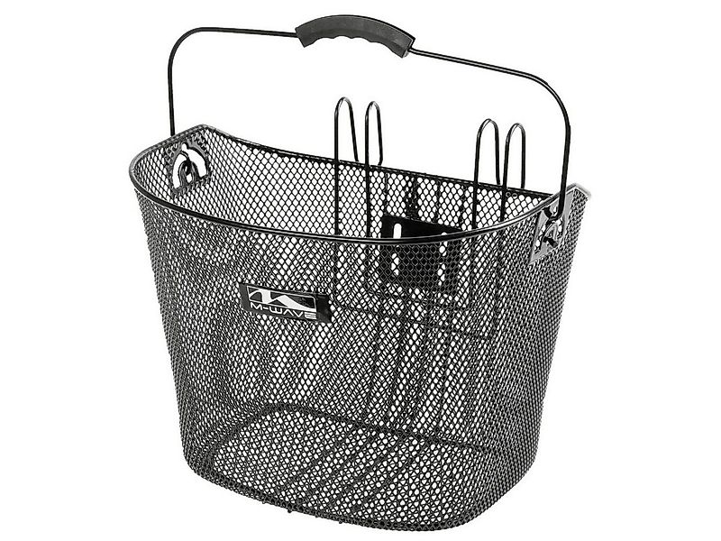 M-Wave Fahrradkorb VR Korb abnehmbar doppelte Lenkerbügel Tragegriff schwar günstig online kaufen