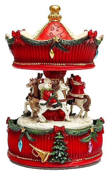 SIKORA Dekoobjekt SD08 Spieldose Pferde Karussell für Weihnachten günstig online kaufen