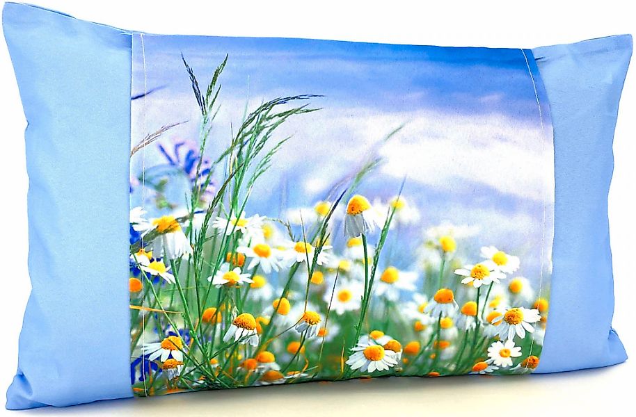 Weckbrodt Kissenhülle "Blumenwiese" Lotus-Effekt, Garten, Blumen, Kissen günstig online kaufen