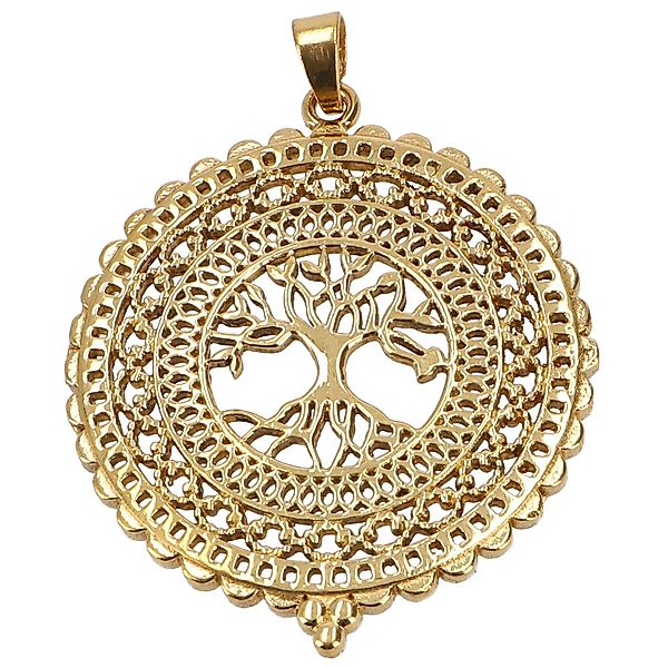 Guru-Shop Kettenanhänger Amulett mit Tree of günstig online kaufen