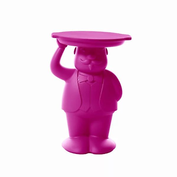 Beistelltisch Ambrogio plastikmaterial rosa / 42,5 x 38,5 x H 60,5 cm - Pol günstig online kaufen