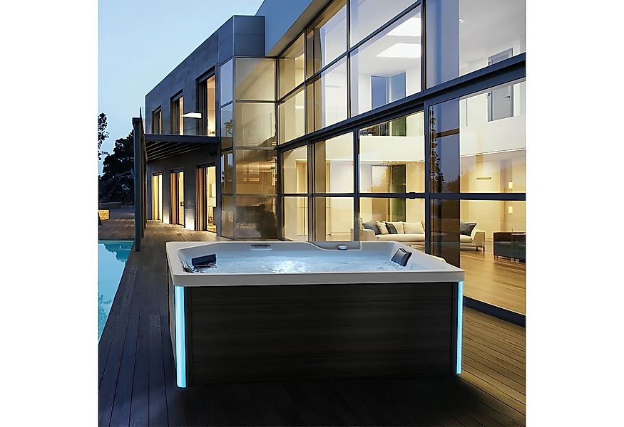 TroniTechnik Whirlpool Outdoor Spa GALERA weiß 190x130, Sanitäracryl, mit i günstig online kaufen