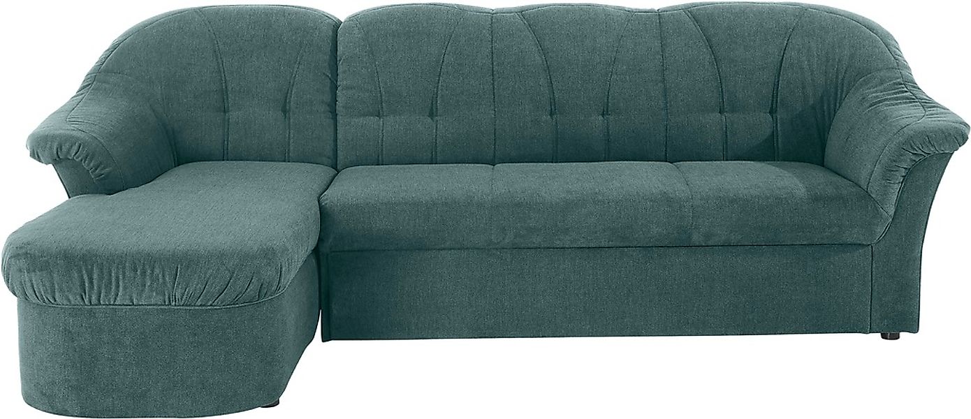 DOMO collection Ecksofa "Pegnitz, elegante Rückensteppung, komfortabel, Bre günstig online kaufen