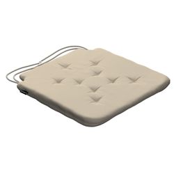 Stuhlkissen Christoph mit Bindeschnur, beige-creme, 42 x 41 x 3,5 cm, Outdo günstig online kaufen