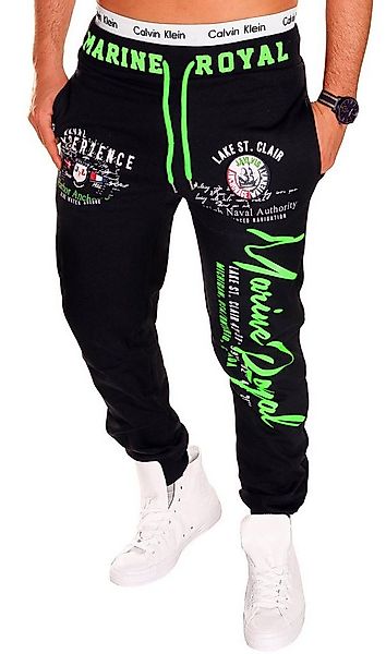 Jaylvis Jogginghose Herren Trainingshose Sport Hose Camouflage Uni Marine R günstig online kaufen