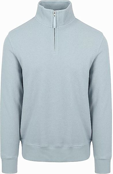 Gant Half Zip Pullover Hellblau - Größe L günstig online kaufen