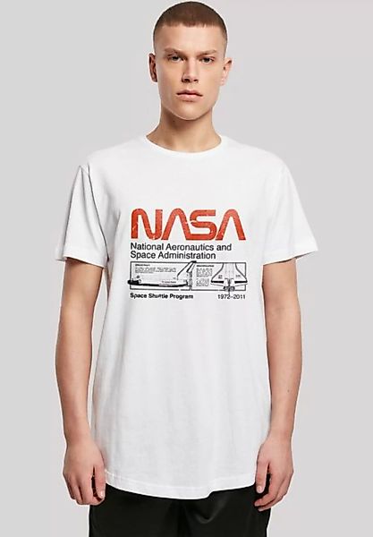 F4NT4STIC T-Shirt NASA Classic Space Shuttle White Herren,Premium Merch,Lan günstig online kaufen
