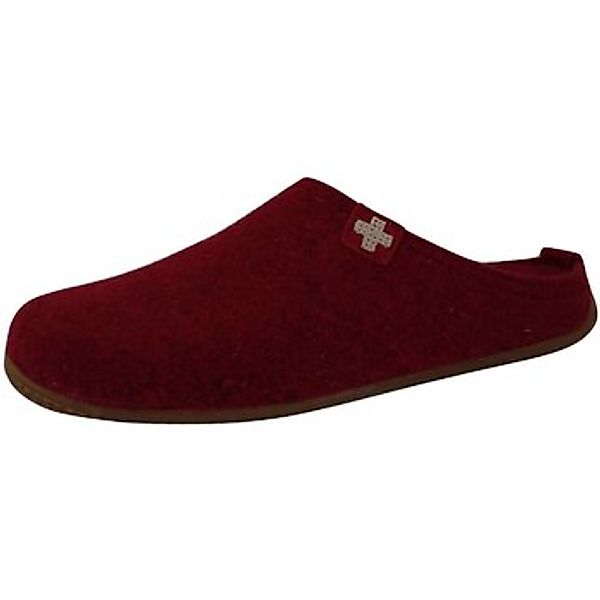 Kitzbuehel  Hausschuhe Filzpantoffel Schweizer Kreuz Dark Cherry Größe EU 3 günstig online kaufen