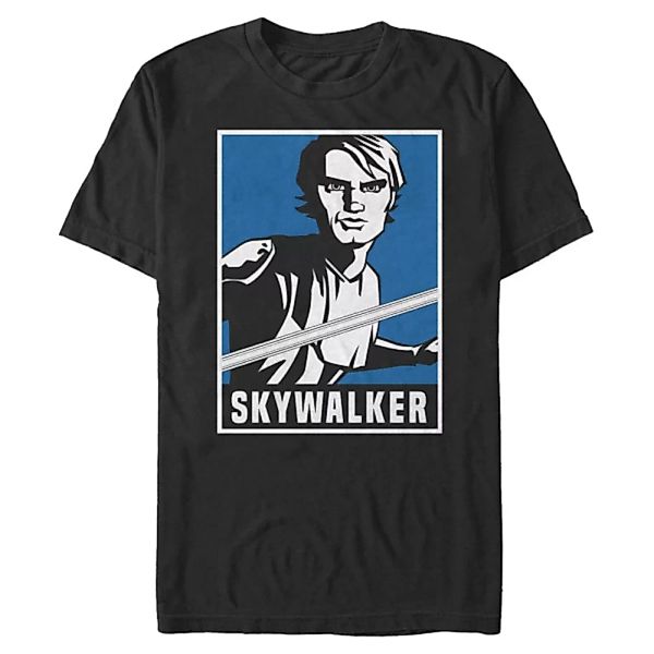 Star Wars - The Clone Wars - Luke Skywalker Skywalker Poster - Männer T-Shi günstig online kaufen