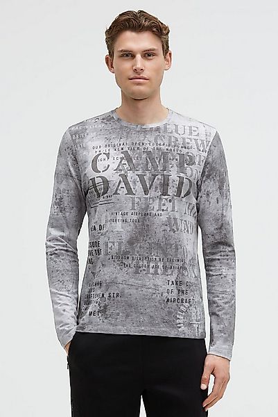 CAMP DAVID Langarmshirt aus Baumwolle günstig online kaufen