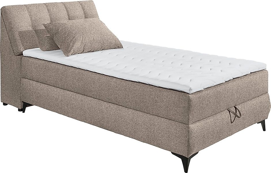 ED EXCITING DESIGN Boxbett "Atlantis", mit Bettkasten und Stauraum im Kopft günstig online kaufen