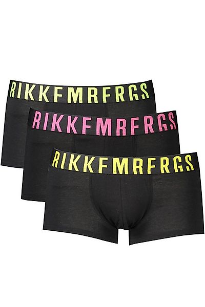 Bikkembergs Boxershorts Herren Boxershorts Schwarz im Dreierpack mit Fluo-D günstig online kaufen