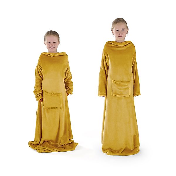 Kinderdecke Blumtal Decke mit Ärmeln Mikrofaser, günstig online kaufen