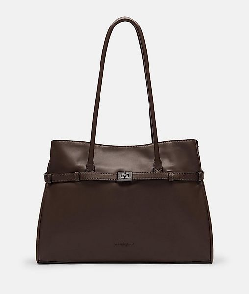 Liebeskind Berlin Schultertasche Satchel, Große Tasche aus weichem Kalbsled günstig online kaufen