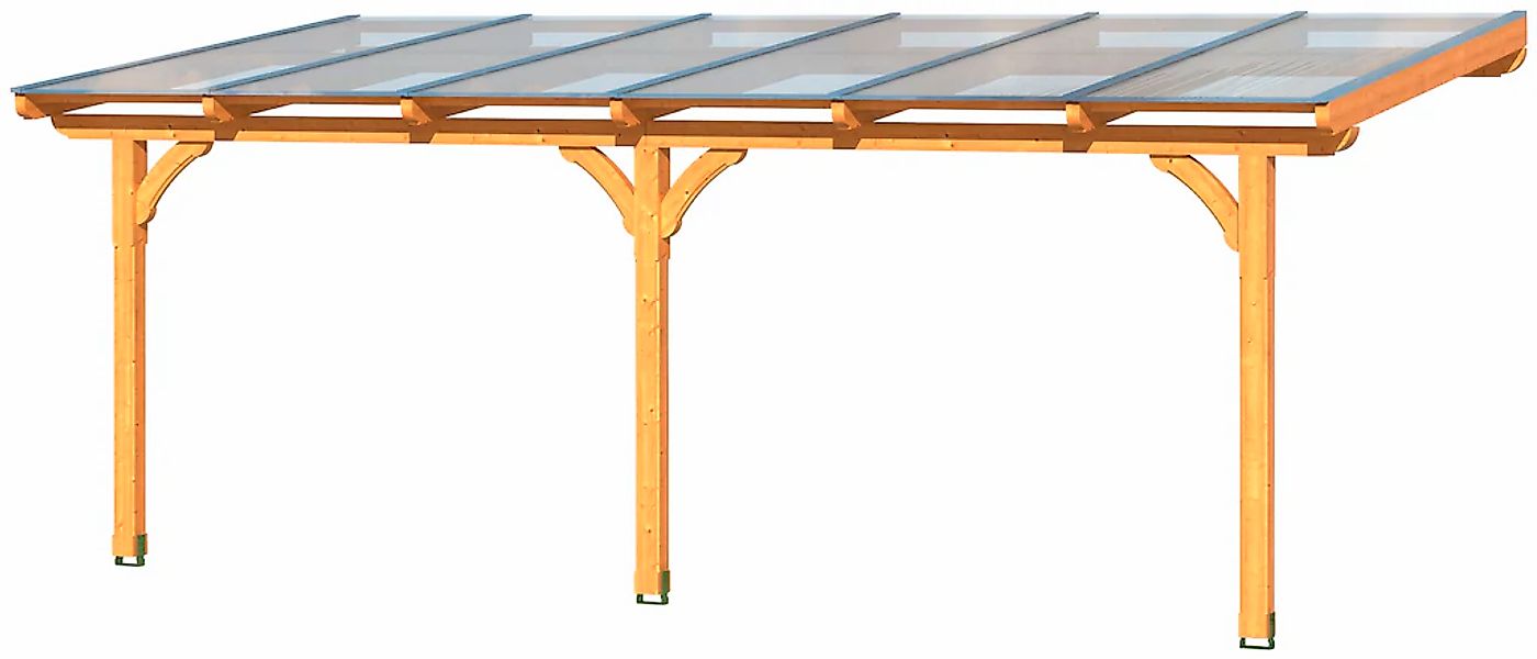 Skanholz Terrassendach "Rimini" 648 cm Breite, verschiedene Tiefen günstig online kaufen