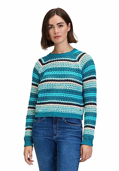 Betty&Co Strickpullover "Betty & Co Lochstrick-Pullover mit Rippbündchen", günstig online kaufen