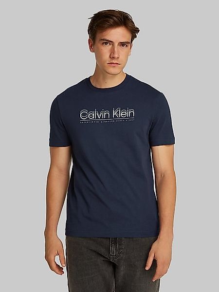Calvin Klein T-Shirt CP-DOUBLE LOGO T-SHIRT mit großem Logoschriftzug günstig online kaufen