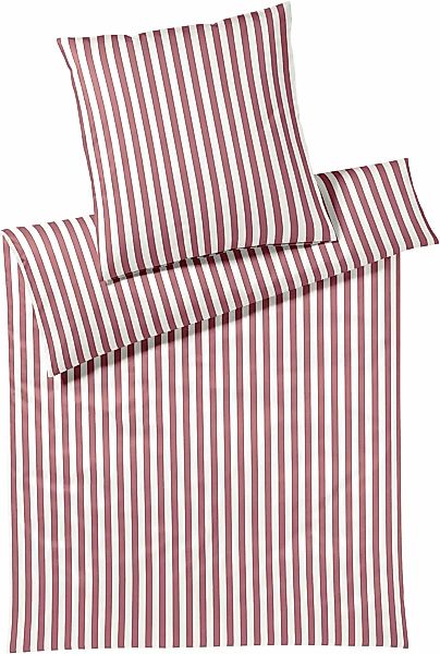 Elegante Bettwäsche "Straight" 2 Stk. tlg. angenehmes Hautgefühl günstig online kaufen