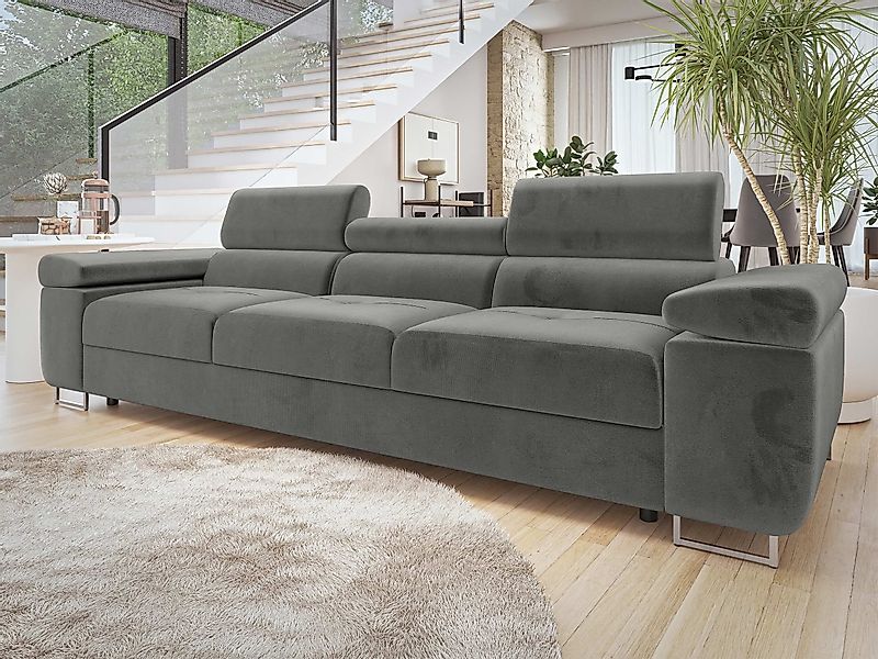 MIRJAN24 Sofa Torezio 3, Einstellbare Kopfstützen, günstig online kaufen