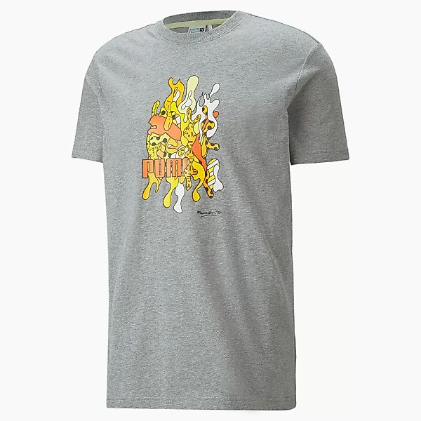 PUMA x BRITTO T-Shirt Für Herren | Mit Heide | Grau | Größe: XS günstig online kaufen
