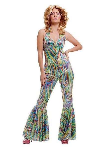 Smiffys Kostüm Disco Darling Jumpsuit für Frauen, Heißer Dress für heiße Di günstig online kaufen