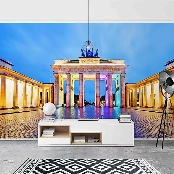 Fototapete Erleuchtetes Brandenburger Tor günstig online kaufen