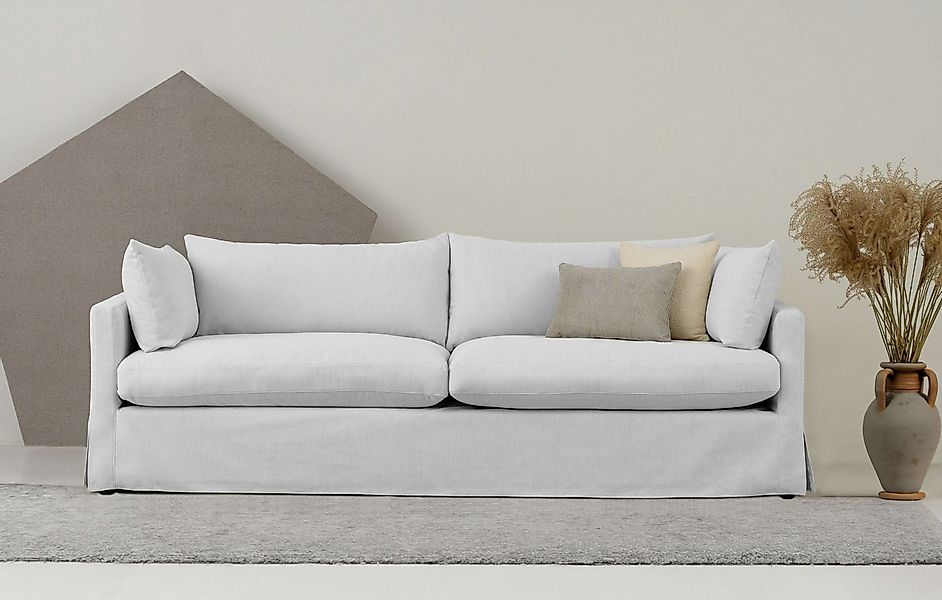 OTTO home 3-Sitzer "Joucas, Hussensofa, Breite 244 cm" extra tiefe Sitzfläc günstig online kaufen