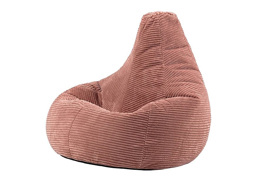 icon Sitzsack Sessel mit Rückenlehne aus Cord „Dalton“, Sitzsack XXL, Gamin günstig online kaufen